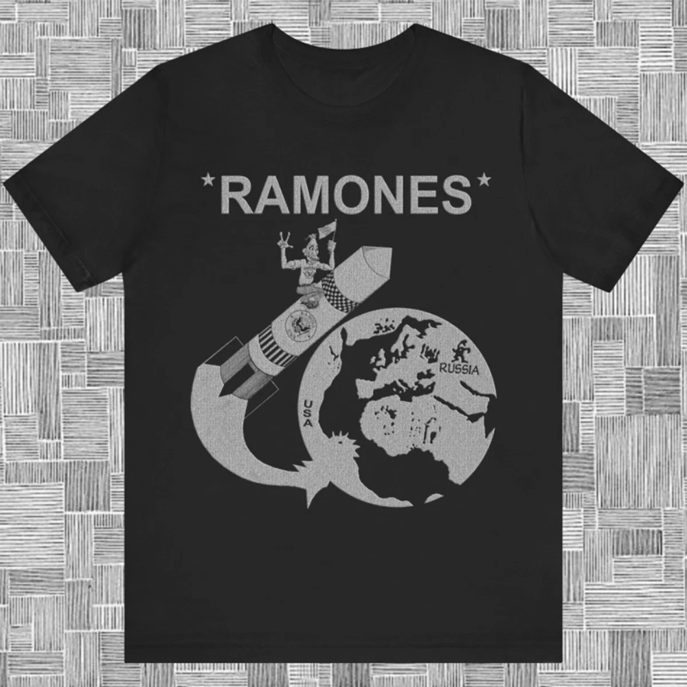 Ramones T Shirt Retro Products Black